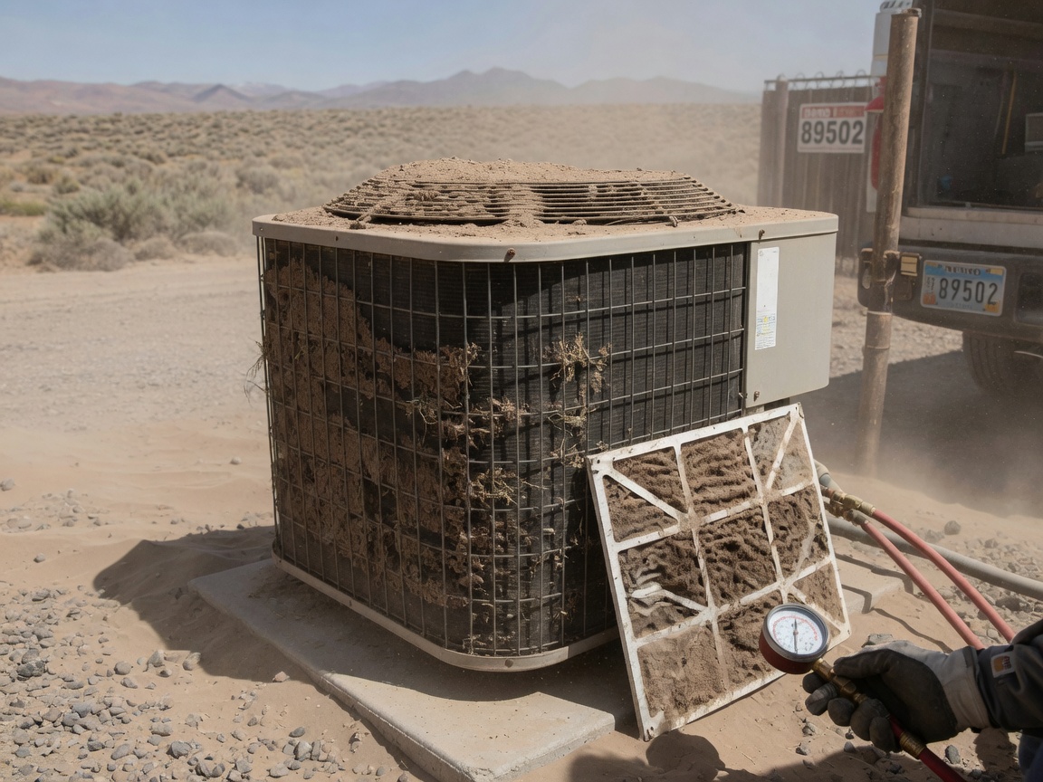 How Reno's High Desert Dust Affects AC Performance